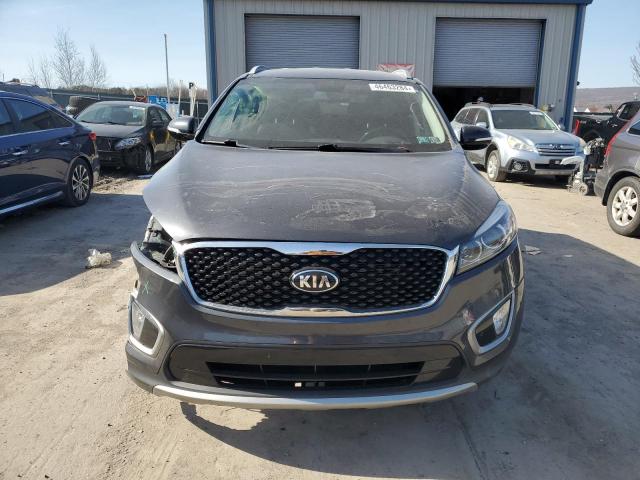 5XYPHDA53GG158815 - 2016 KIA SORENTO EX GRAY photo 5