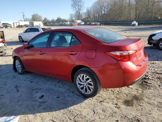 2T1BURHE6HC837841 - 2017 TOYOTA COROLLA L RED photo 2