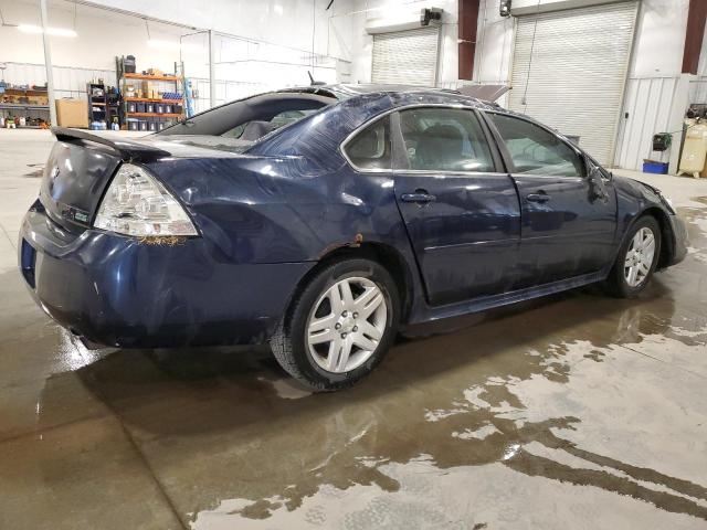 2G1WB5E38C1255579 - 2012 CHEVROLET IMPALA LT BLUE photo 3