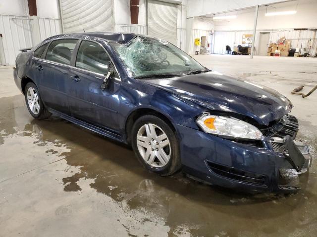 2G1WB5E38C1255579 - 2012 CHEVROLET IMPALA LT BLUE photo 4