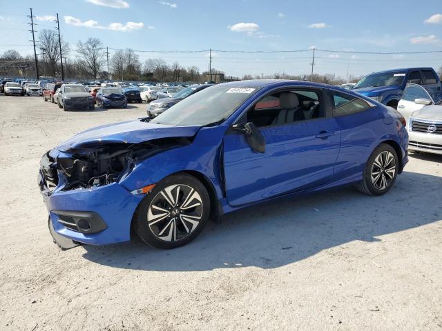 2HGFC3B38HH357185 - 2017 HONDA CIVIC EX BLUE photo 1