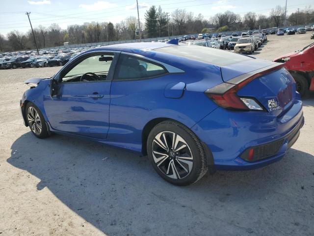 2HGFC3B38HH357185 - 2017 HONDA CIVIC EX BLUE photo 2