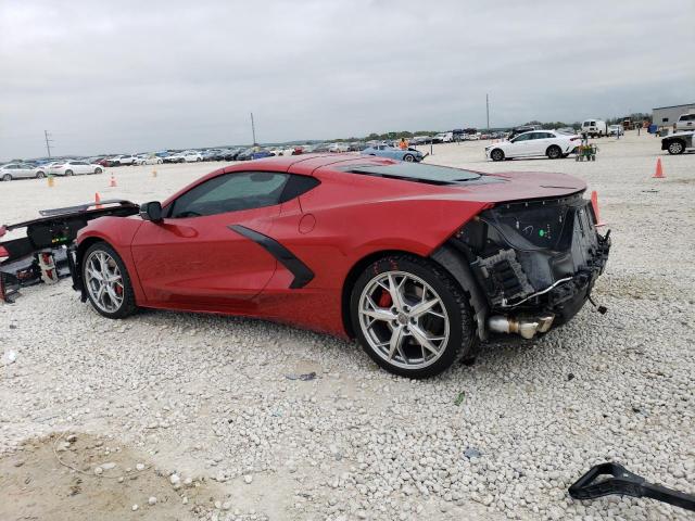 1G1YB2D48P5103730 - 2023 CHEVROLET CORVETTE STINGRAY 2LT RED photo 2