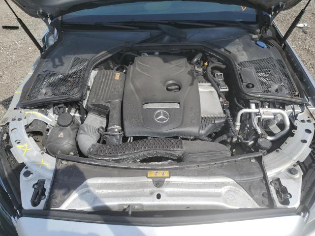 55SWF4JB6HU213532 - 2017 MERCEDES-BENZ C 300 SILVER photo 11