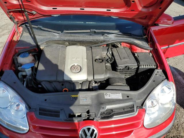 WVWBB71K88W326343 - 2008 VOLKSWAGEN RABBIT RED photo 11