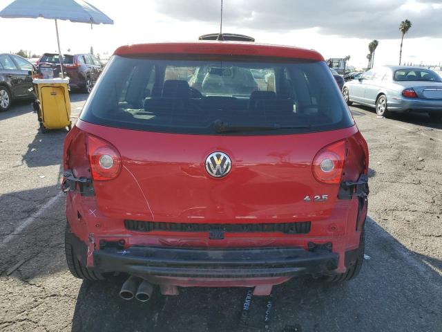 WVWBB71K88W326343 - 2008 VOLKSWAGEN RABBIT RED photo 6