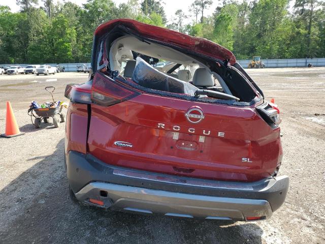 5N1BT3CA7PC683938 - 2023 NISSAN ROGUE SL RED photo 6