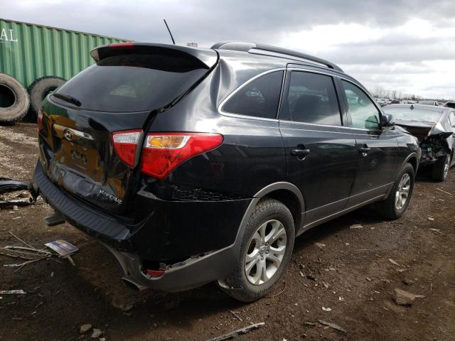 KM8NU4CC8BU168922 - 2011 HYUNDAI VERACRUZ GLS BLACK photo 3