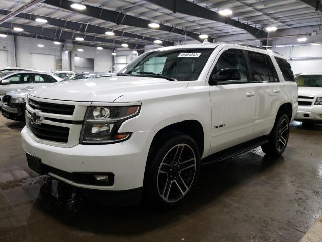 1GNSKCKJXKR253956 - 2019 CHEVROLET TAHOE K1500 PREMIER WHITE photo 1