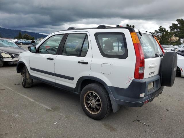 JHLRD68462C005276 - 2002 HONDA CR-V LX WHITE photo 2