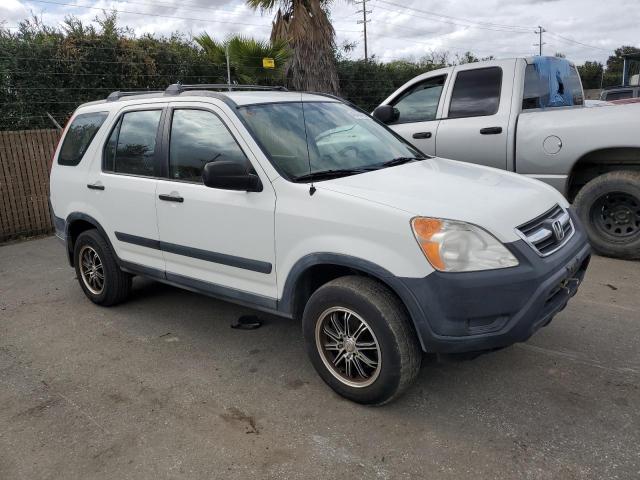 JHLRD68462C005276 - 2002 HONDA CR-V LX WHITE photo 4