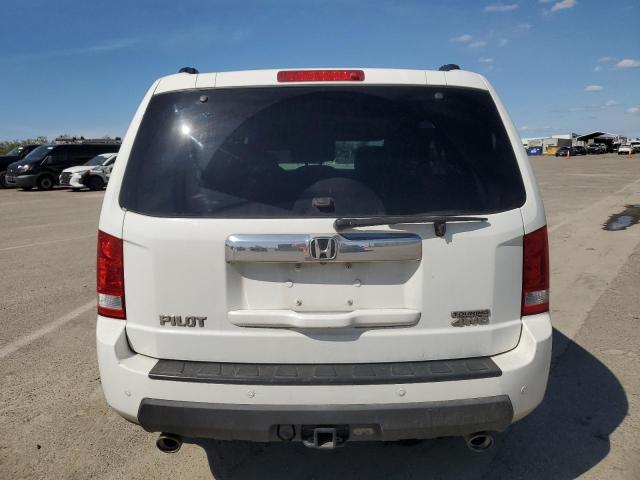 5FNYF4H98AB022424 - 2010 HONDA PILOT TOURING WHITE photo 6