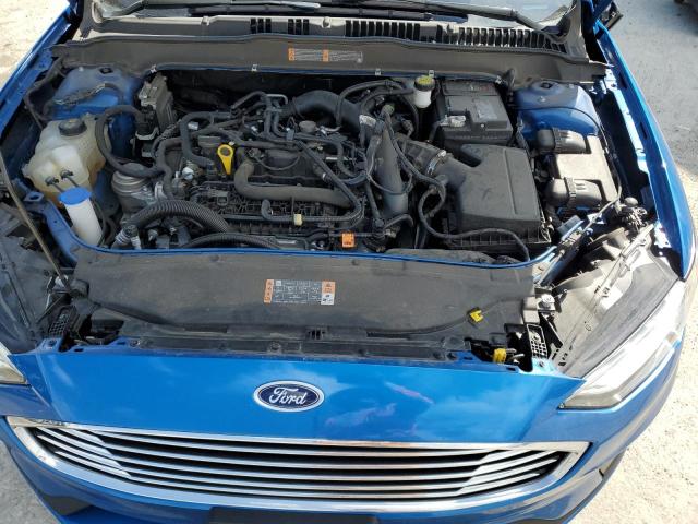 3FA6P0HD0LR233254 - 2020 FORD FUSION SE BLUE photo 11