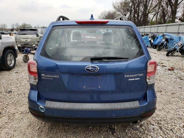 JF2SJABC0JH425614 - 2018 SUBARU FORESTER 2.5I BLUE photo 6