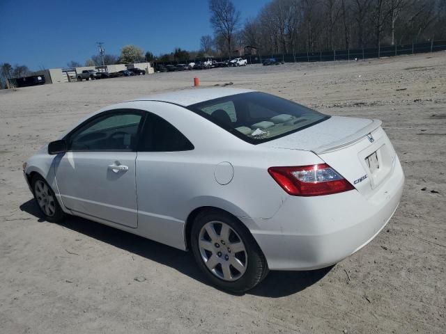 2HGFG12676H541212 - 2006 HONDA CIVIC LX WHITE photo 2