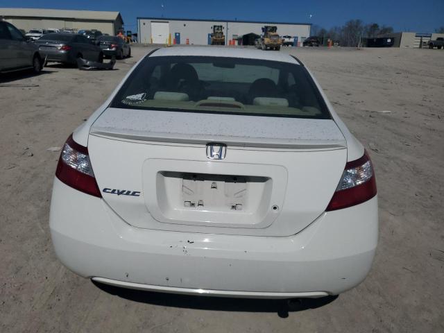 2HGFG12676H541212 - 2006 HONDA CIVIC LX WHITE photo 6