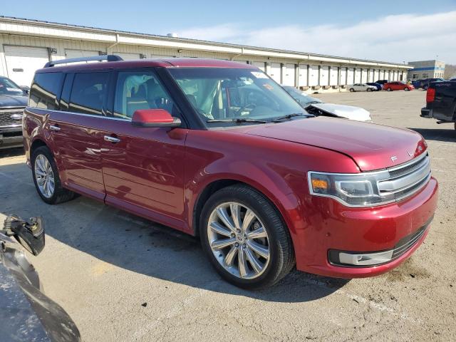 2FMHK6DT2EBD45620 - 2014 FORD FLEX LIMITED RED photo 4