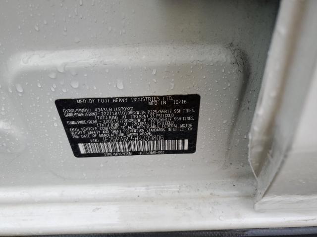 JF2GPABC5H8209806 - 2017 SUBARU CROSSTREK PREMIUM 白色 照片 13