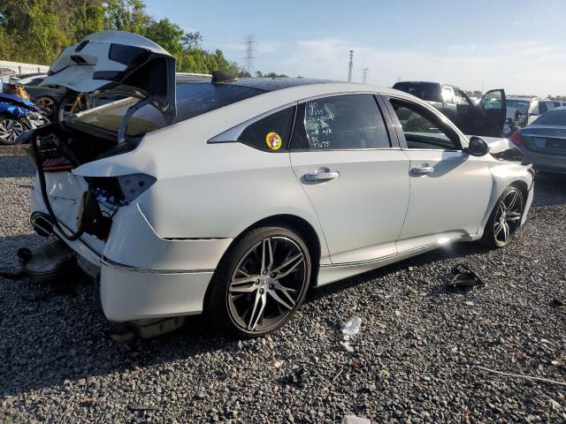 1HGCV2F91MA001563 - 2021 HONDA ACCORD TOURING WHITE photo 3