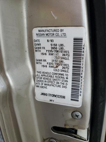 JN8HD17Y2RW322596 - 1994 NISSAN PATHFINDER LE 棕色 照片 12