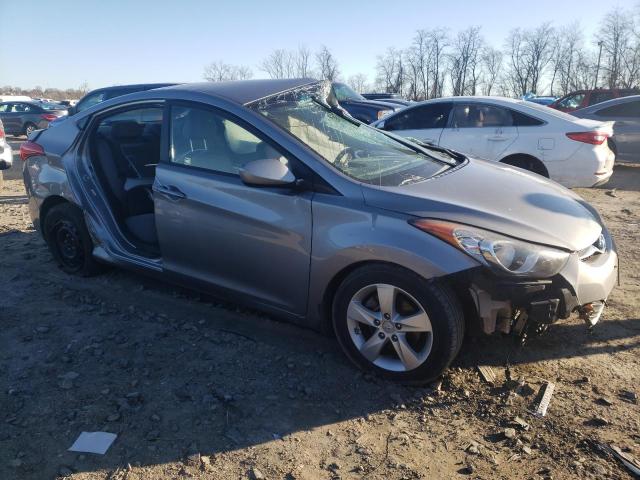 KMHDH4AE1CU337166 - 2012 HYUNDAI ELANTRA GLS SILVER photo 4