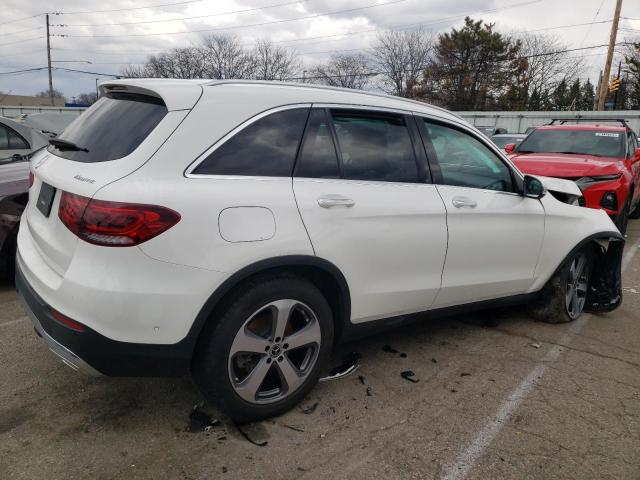 W1N0G8EB8NV351701 - 2022 MERCEDES-BENZ GLC 300 4MATIC WHITE photo 3