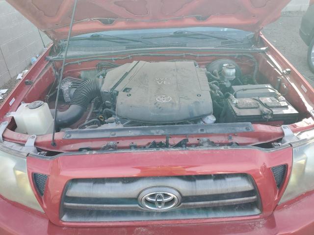 5TEMU52N89Z603254 - 2009 TOYOTA TACOMA DOUBLE CAB LONG BED RED photo 11