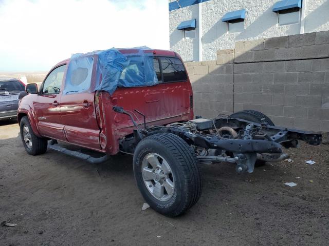 5TEMU52N89Z603254 - 2009 TOYOTA TACOMA DOUBLE CAB LONG BED RED photo 2