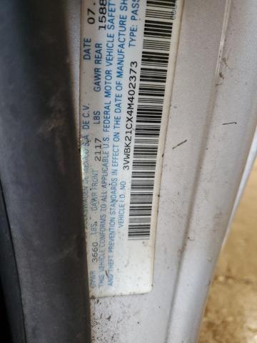 3VWBK21CX4M402373 - 2004 VOLKSWAGEN NEW BEETLE GL 银色 照片 13