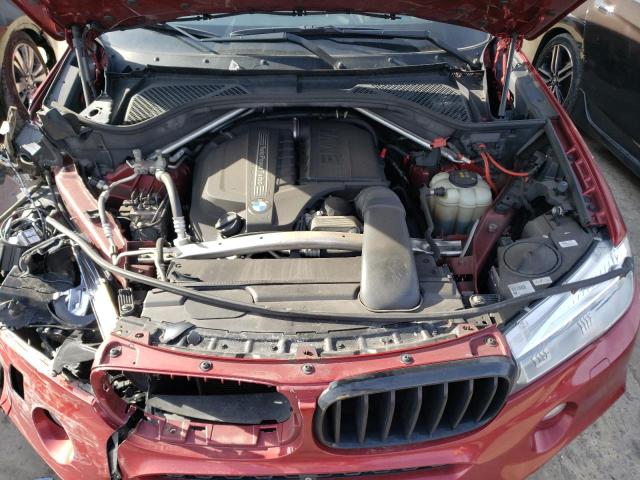 5UXKU2C33H0U29884 - 2017 BMW X6 XDRIVE35I RED photo 12