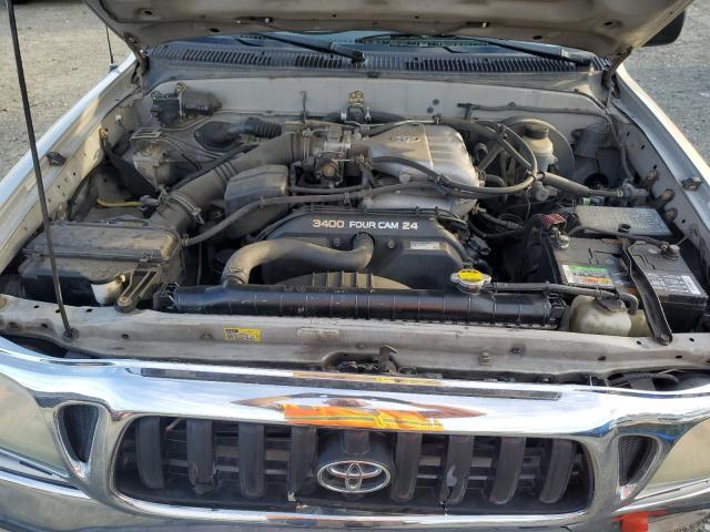 5TEGN92NX3Z234115 - 2003 TOYOTA TACOMA DOUBLE CAB PRERUNNER SILVER photo 11