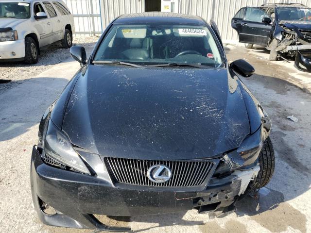 JTHCK262762002240 - 2006 LEXUS IS 250 BLACK photo 5