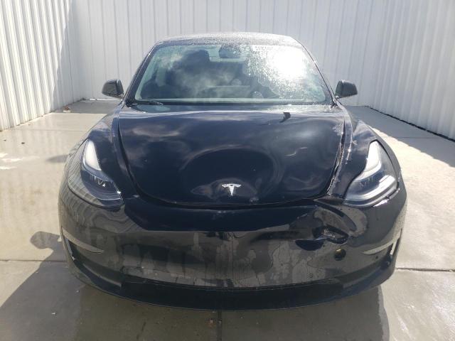 5YJ3E1EA7NF187221 - 2022 TESLA MODEL 3 BLACK photo 5