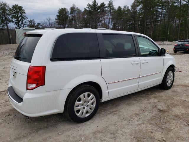 2C4RDGBG3HR605405 - 2017 DODGE GRAND CARA SE WHITE photo 3