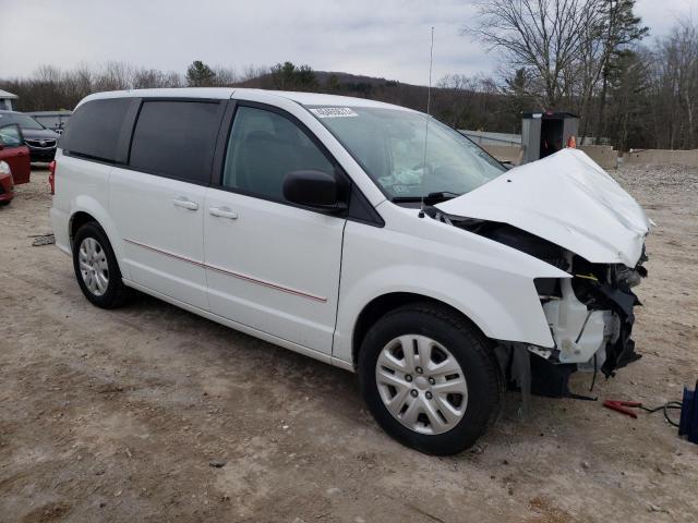 2C4RDGBG3HR605405 - 2017 DODGE GRAND CARA SE WHITE photo 4