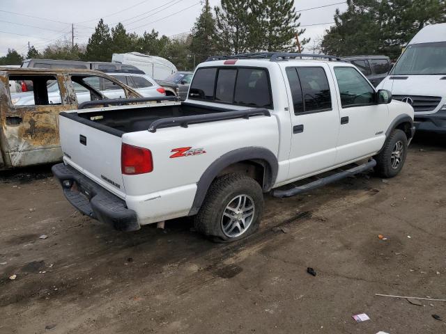 1GCDT13W72K207880 - 2002 CHEVROLET S TRUCK S10 WHITE photo 3