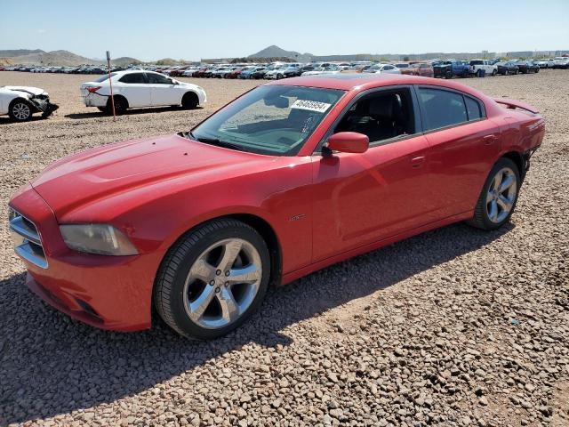 2C3CDXCT5EH152539 - 2014 DODGE CHARGER R/T RED photo 1