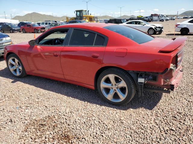 2C3CDXCT5EH152539 - 2014 DODGE CHARGER R/T RED photo 2