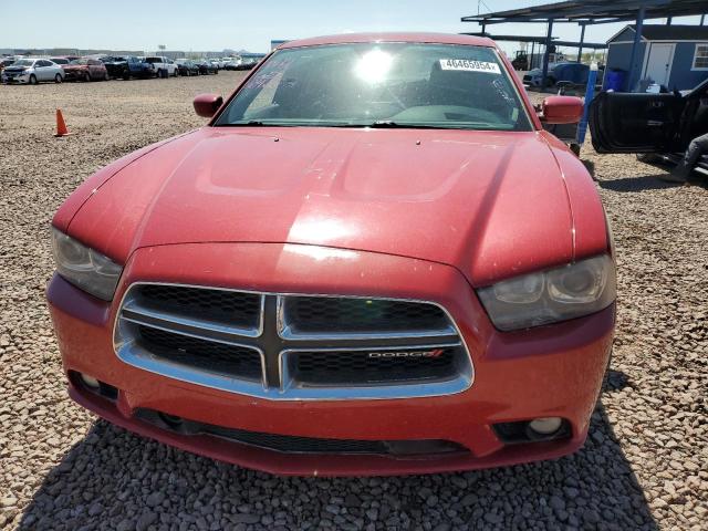 2C3CDXCT5EH152539 - 2014 DODGE CHARGER R/T RED photo 5