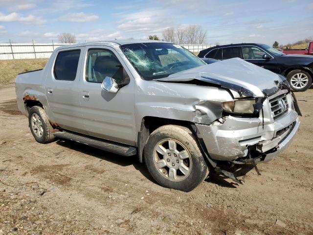 2HJYK16516H512601 - 2006 HONDA RIDGELINE RTL SILVER photo 4