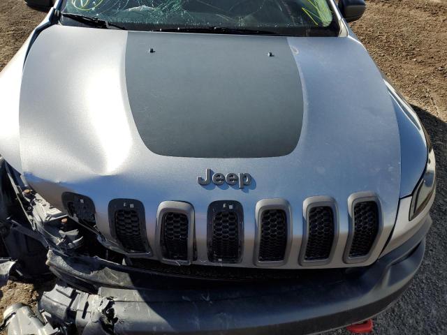 1C4PJMBS8FW780627 - 2015 JEEP CHEROKEE TRAILHAWK 银色 照片 12