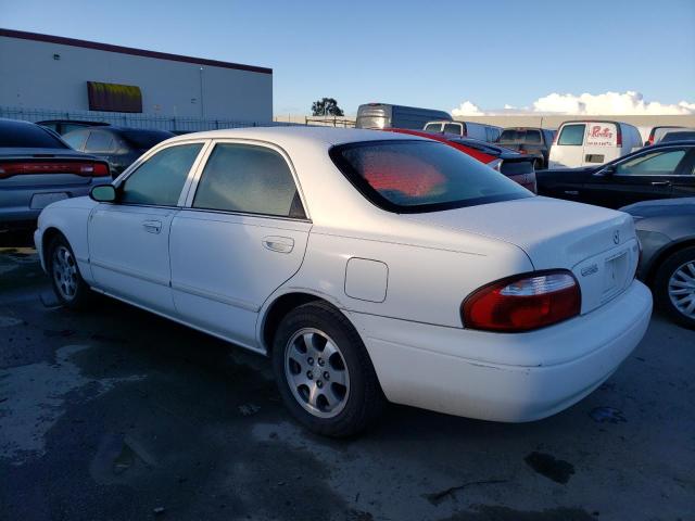 1YVGF22C125266854 - 2002 MAZDA 626 LX WHITE photo 2