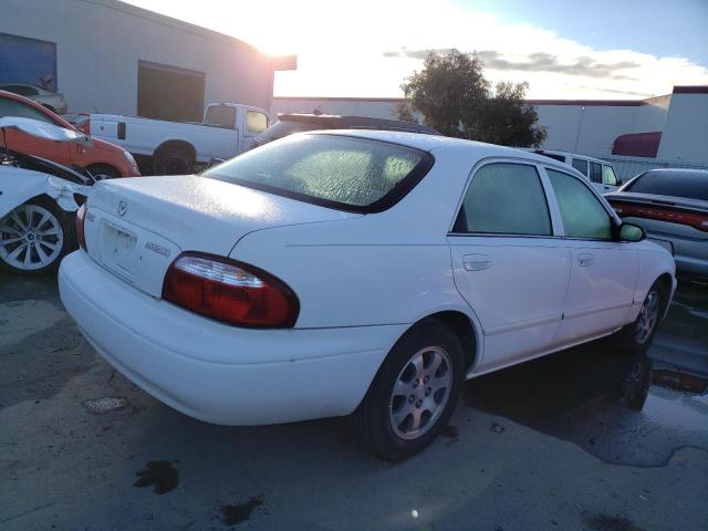 1YVGF22C125266854 - 2002 MAZDA 626 LX WHITE photo 3