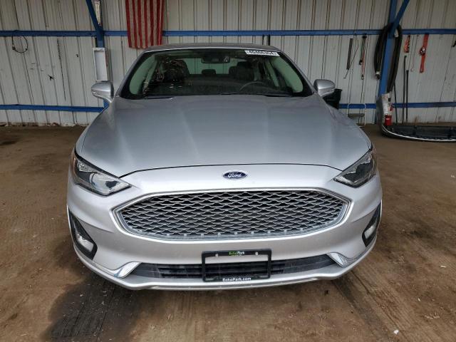 3FA6P0K97KR270756 - 2019 FORD FUSION TITANIUM SILVER photo 5