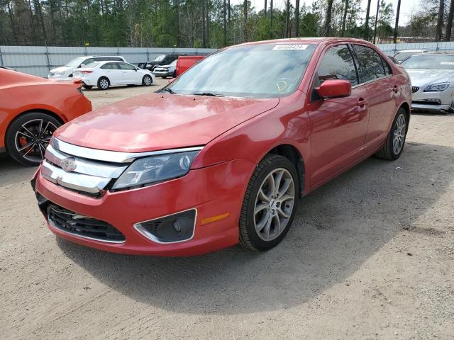 3FAHP0HA0CR161499 - 2012 FORD FUSION SE BURGUNDY photo 1