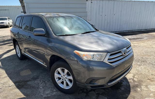 5TDZA3EH5DS041053 - 2013 TOYOTA HIGHLANDER BASE GRAY photo 1