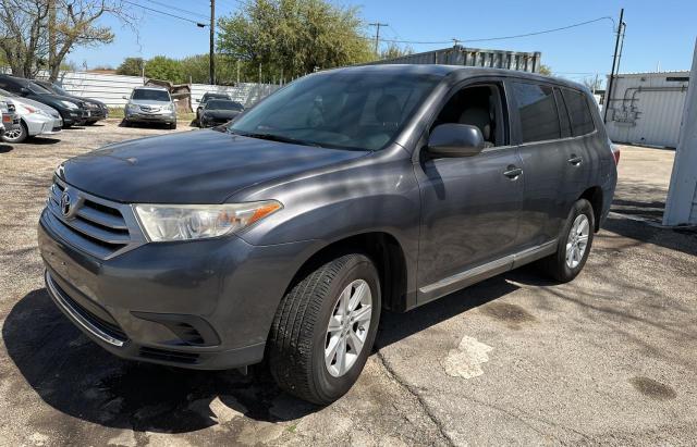 5TDZA3EH5DS041053 - 2013 TOYOTA HIGHLANDER BASE GRAY photo 2