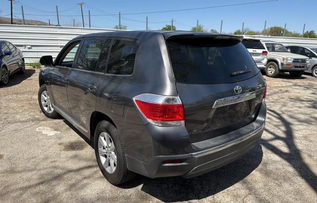 5TDZA3EH5DS041053 - 2013 TOYOTA HIGHLANDER BASE Сұр фото 3