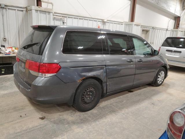 5FNRL38288B006180 - 2008 HONDA ODYSSEY LX GRAY photo 3