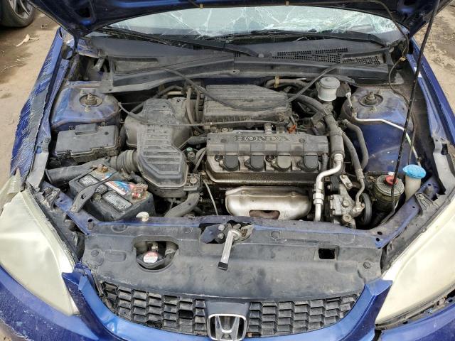 1HGEM22154L061104 - 2004 HONDA CIVIC DX VP Mavi foto 11